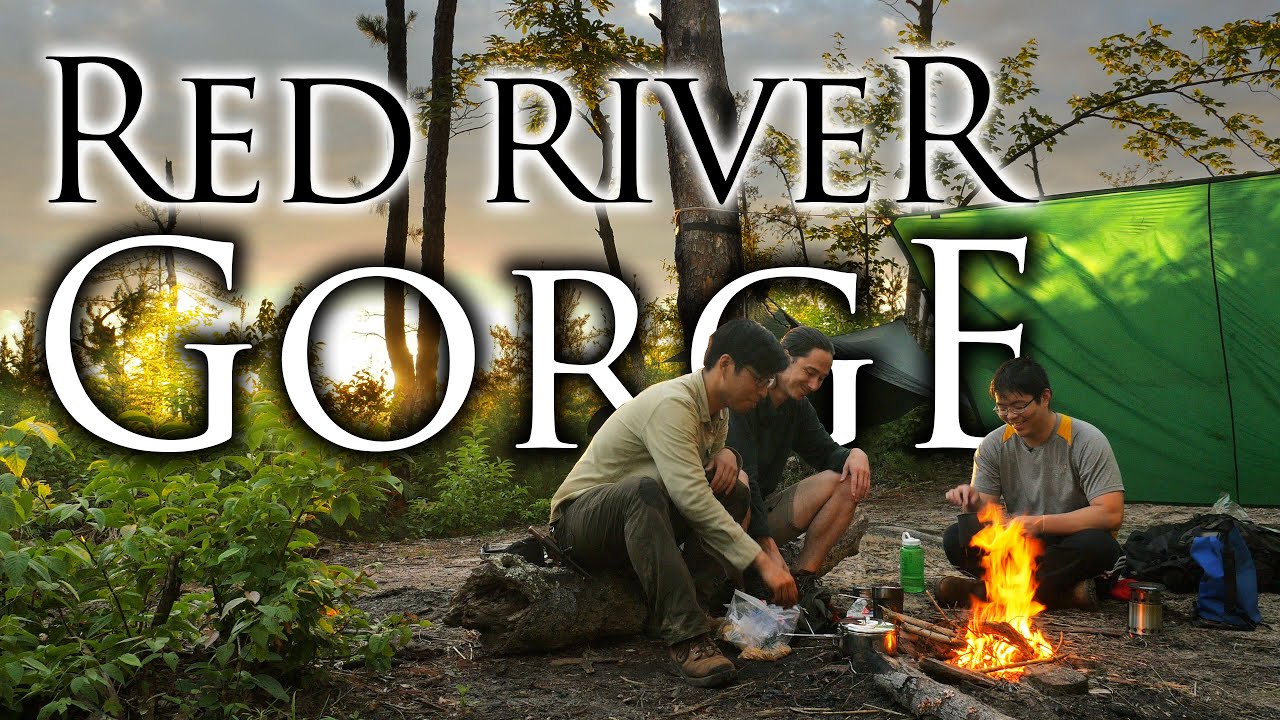Red River Gorge in 4K | Bushcraft Backpacking, Hiking, and Hammock Camping in Daniel Boone NF