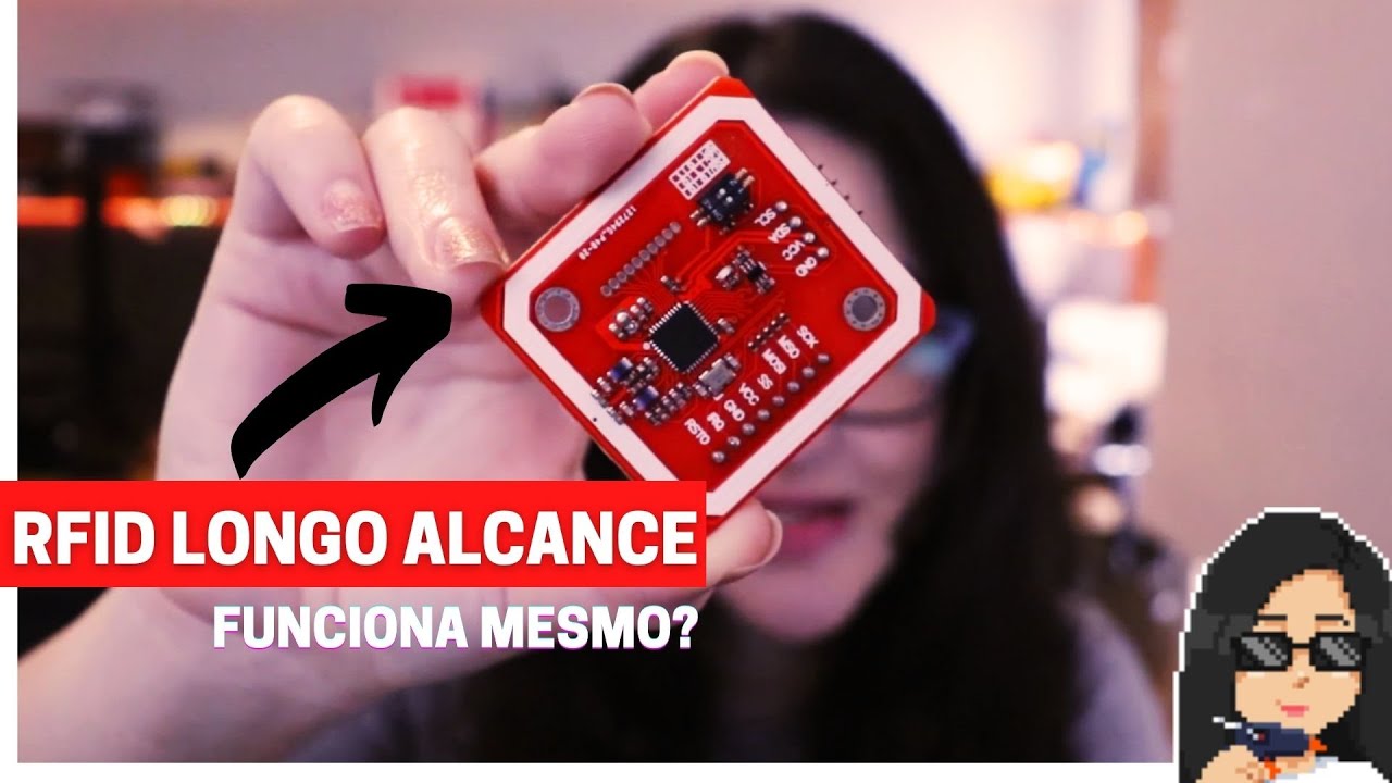 TESTEI UM MODULO RFID DE LONGO ALCANCE