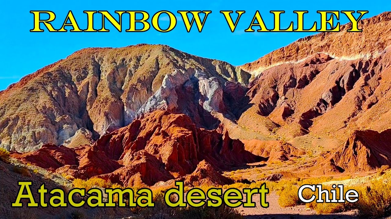 Rainbow Valley, Yerbas Buenas, Atacama desert, Chile.