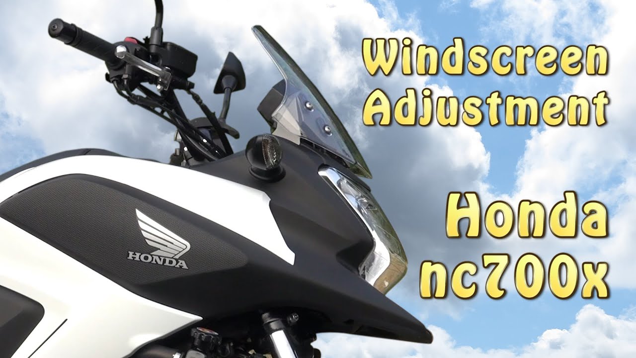Honda NC700X Windscreen Adjustment