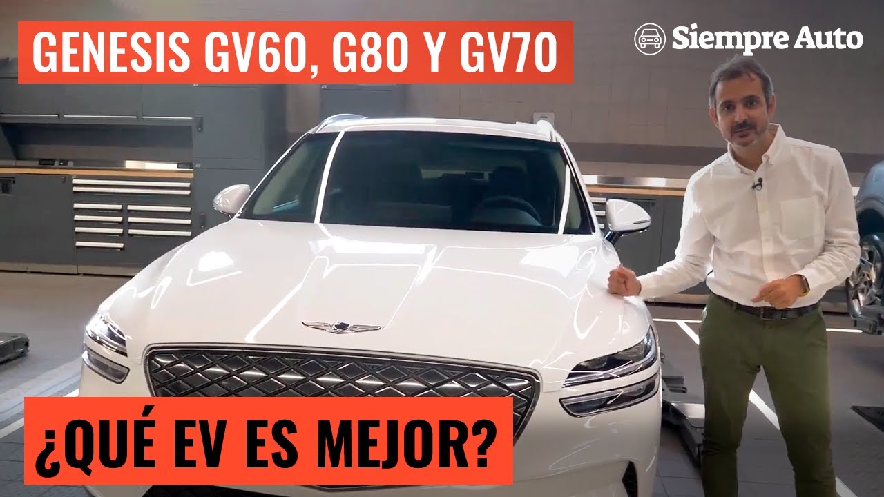 Genesis GV60, G80 y GV70: Comparamos los tres autos eléctricos de la marca de lujo de Hyundai