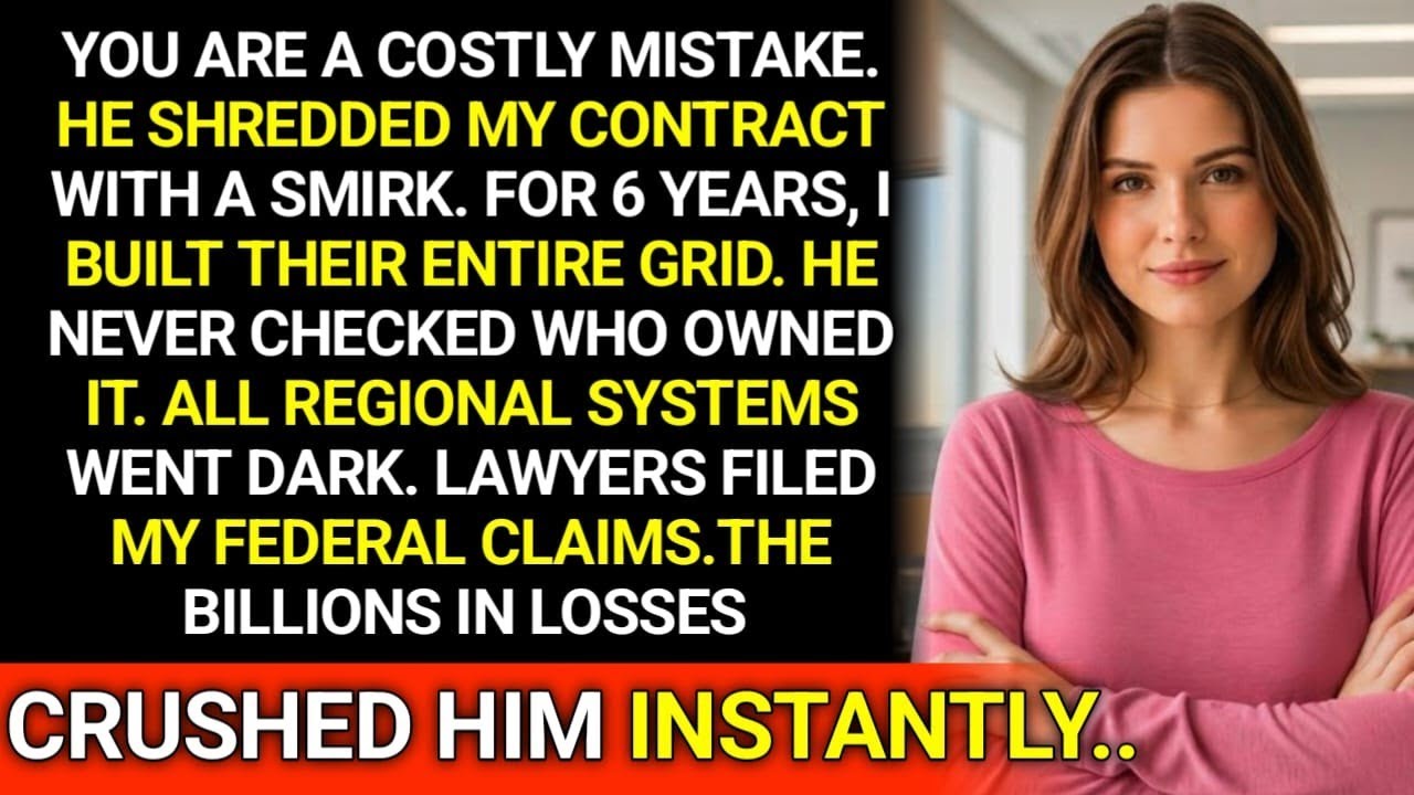 ARROGANT Boss Burned My Contract |  I Owned His Entire Grid System | $1.3M Mistake | Office Revenge 
