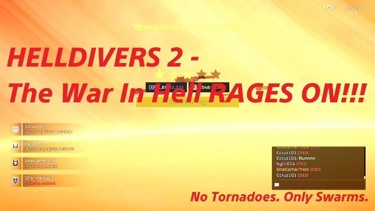 HELLDIVERS 2 - HELL IS US!!!