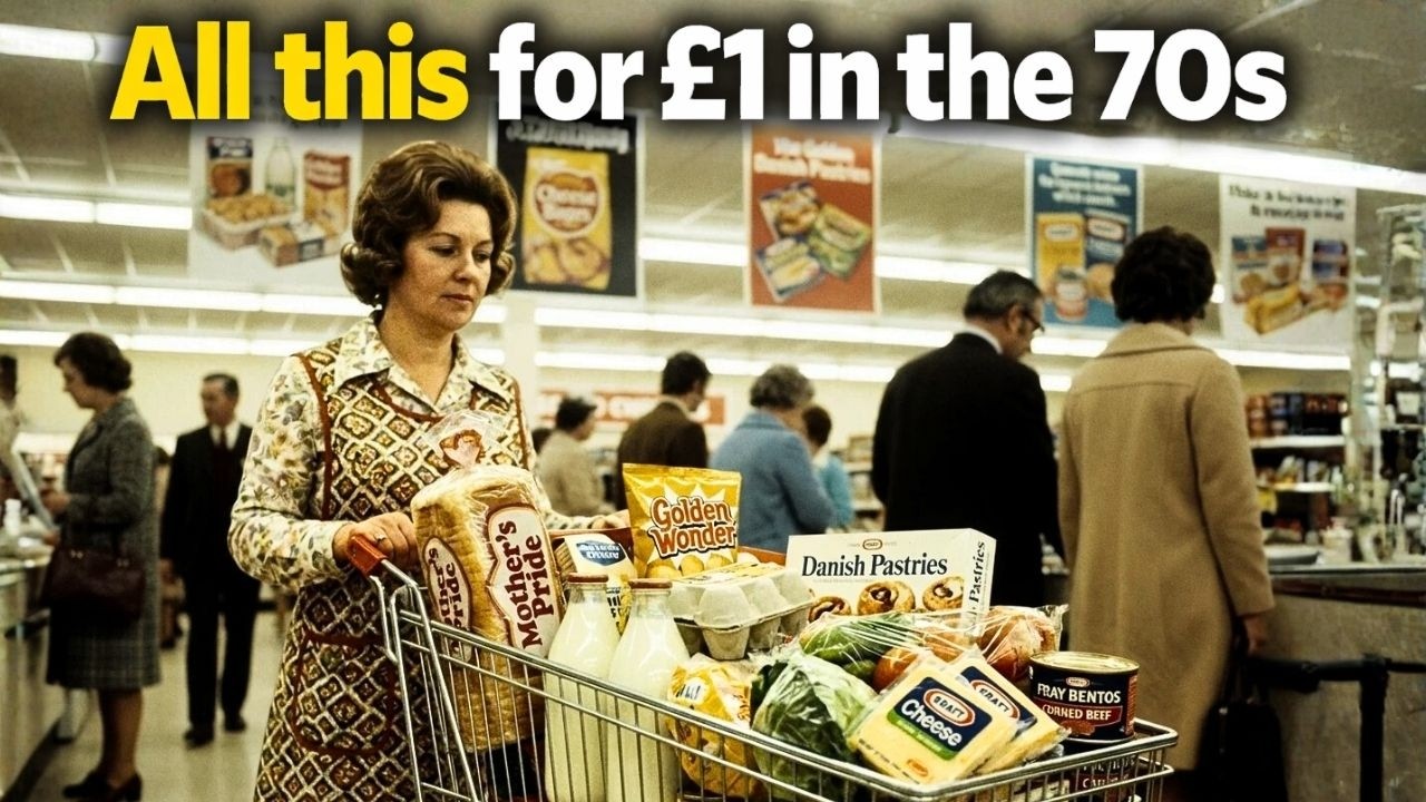 What £1 Bought in the Supermarkets in 1970s Britain
