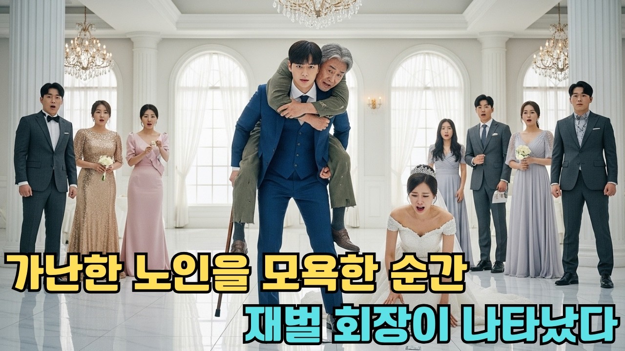 결혼식 당일 이혼당한 그녀, 가난한 노인을 무시했지만 알고 보니 재벌 회장의 아버지였다