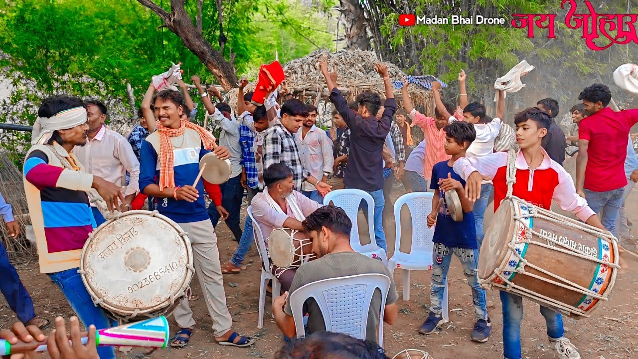 दलसिंह सरपंच के गांव में खेरवाड़ा शादी में मोज2025//aadivasi dance📸 aaj ka vidiyo// 
