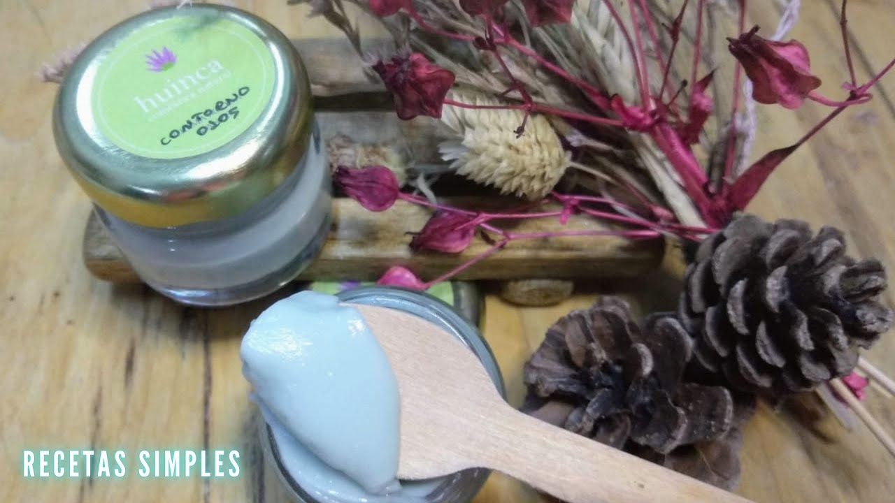 Contorno de ojos con cafeína // Recetas Simples//Cosmetica Natural