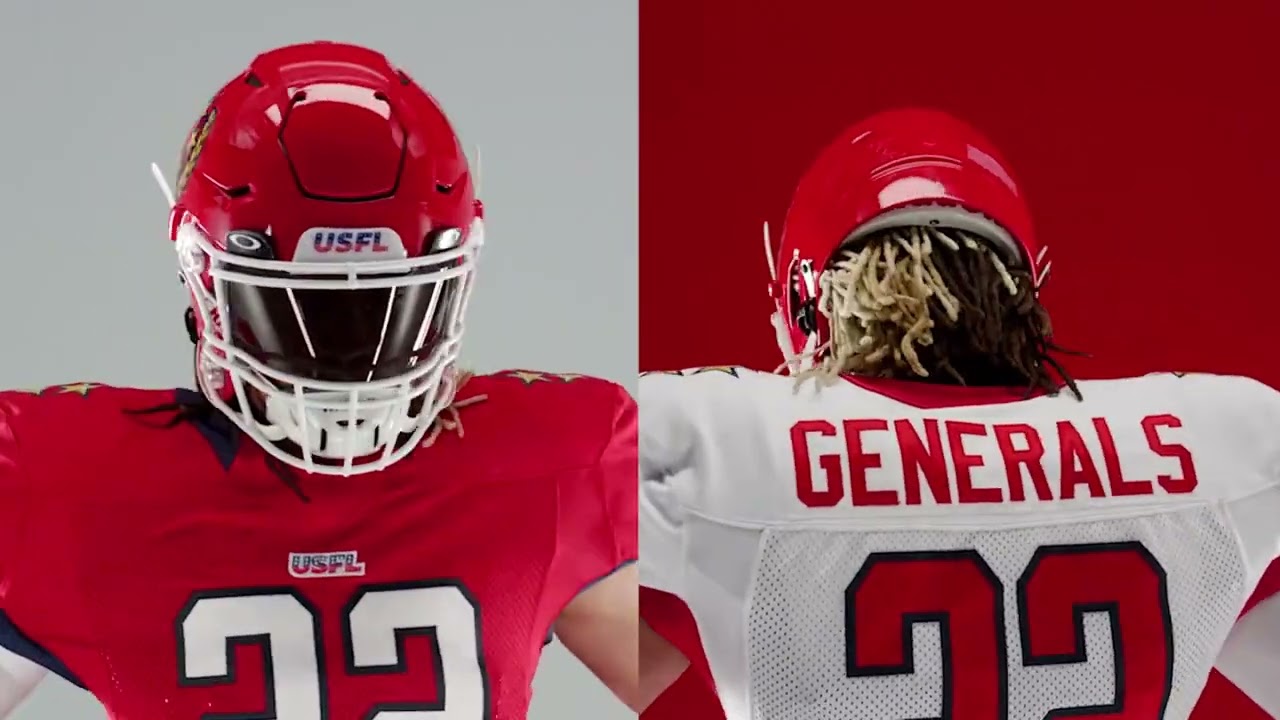 USFL Uniform Reveal - New Jersey Generals