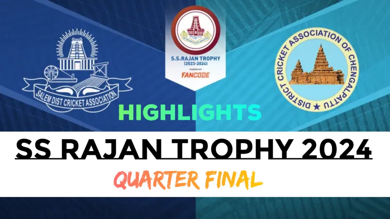 Salem vs Chengalpattu | Quarter Final | SS Rajan Trophy T20 2024 | Highlights | Iyarkaiadiyan