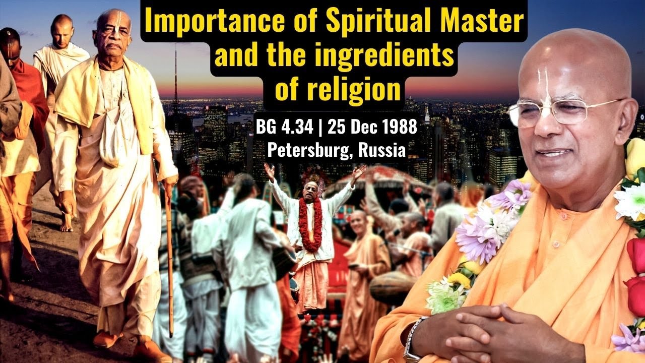 Importance of Spiritual Master | BG 4.34 | Rus Split | 25 Dec 1988 | Russia | Gopal Krishna Goswami