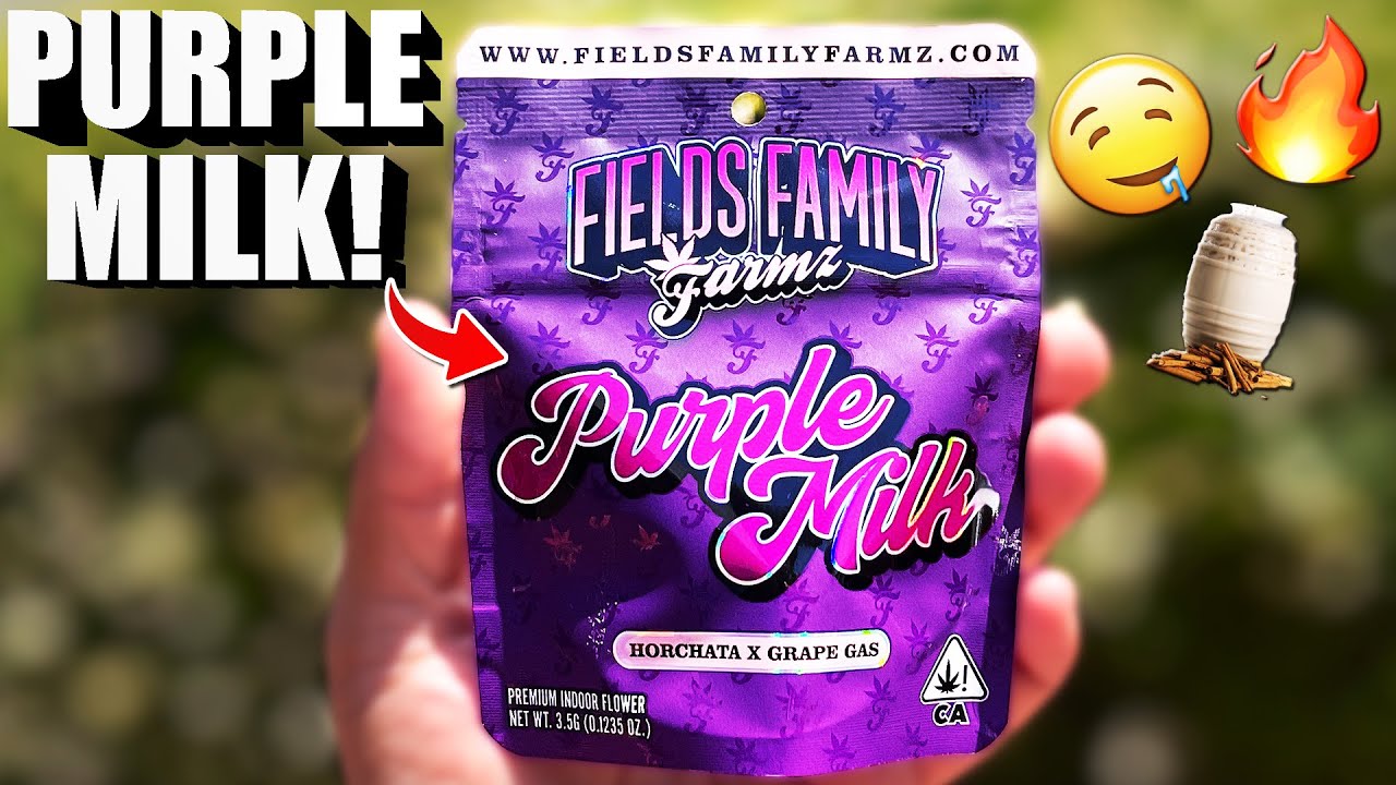 This PURPLE MILK had that PURPLE! | Fields Family Farmz Purple Milk Review!