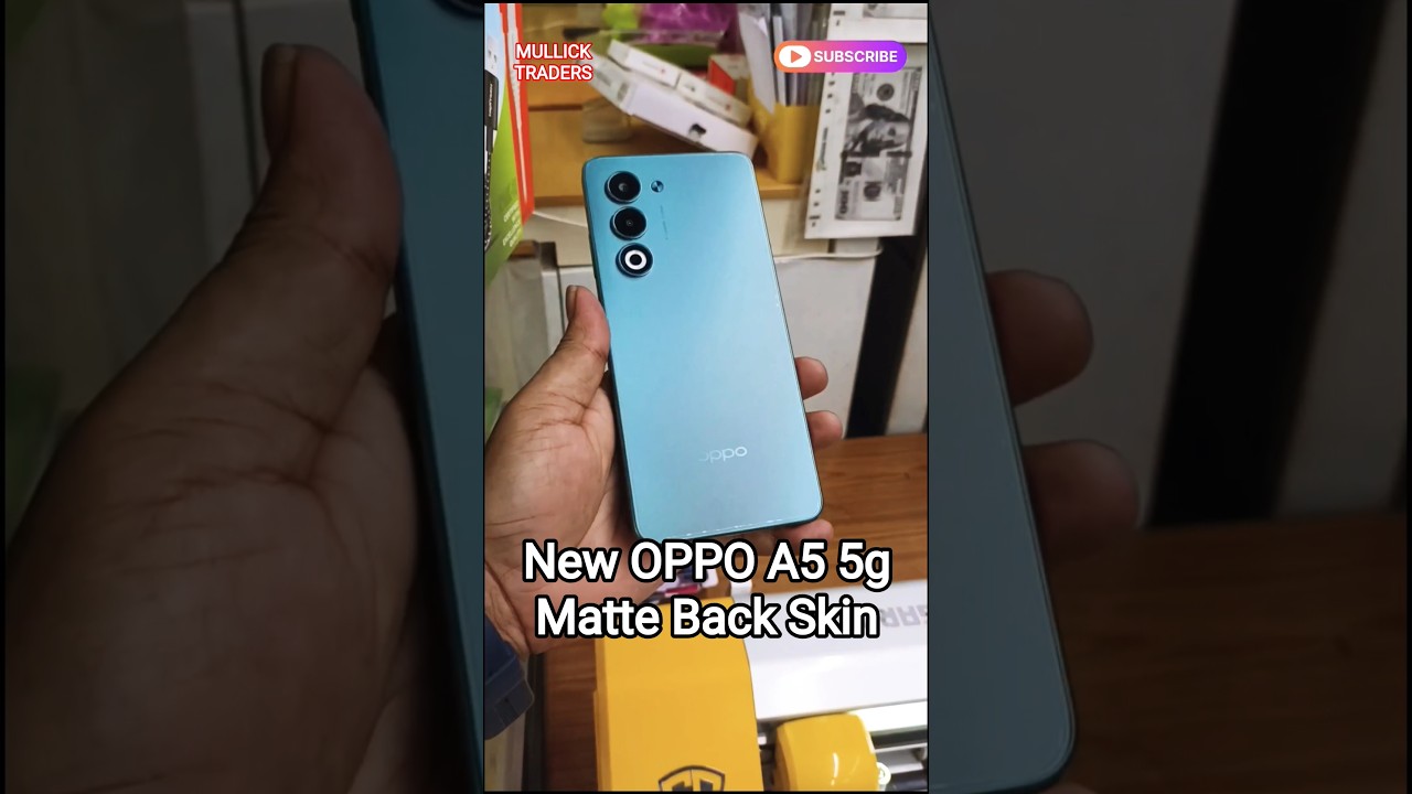 New Oppo A5 5g mobile 💀📲 matte back skin protector | mobile back skin guard #trend #protector #matte