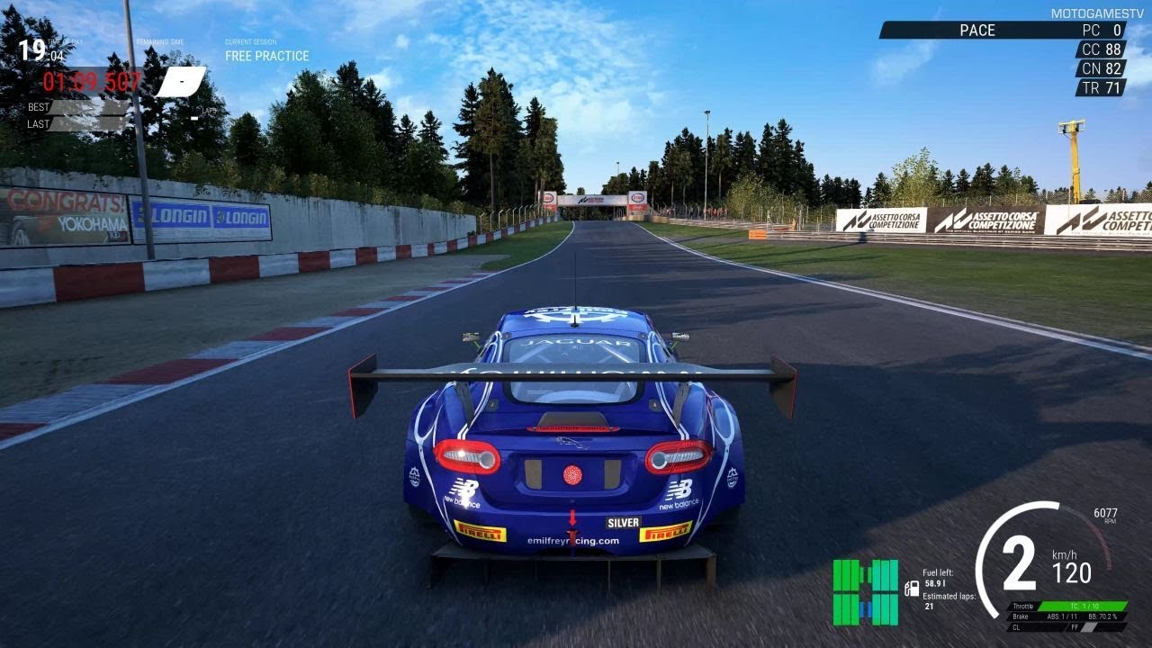 Assetto Corsa Competizione - Emil Frey Jaguar G3 at Circuit Zolder [4K 60FPS]
