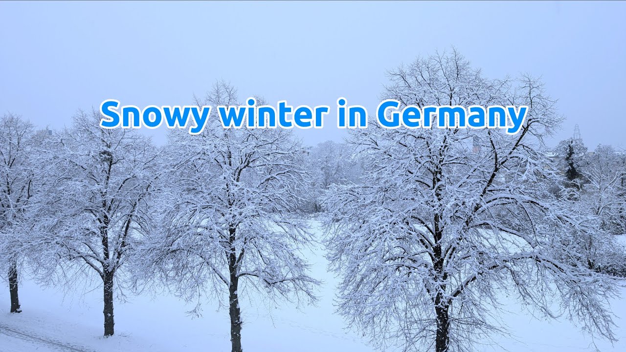 Germany winters and piano melodies: A perfect match. ❄️🎹 Relaxing video 