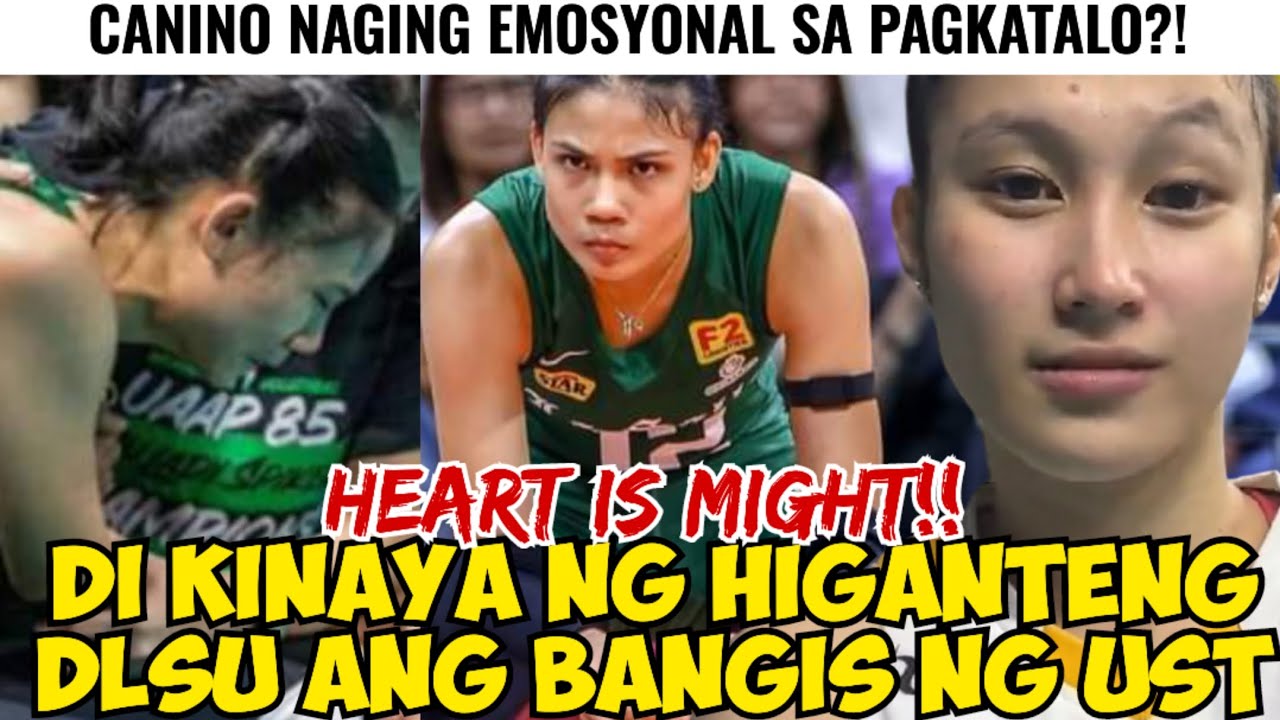 CANINO DI NAPIGILANG MAIYAK SA PAGKATALO! NGMISTULANG CHAMPIONSHIP VIBES|DI KINAYA ANG BANGIS NG UST