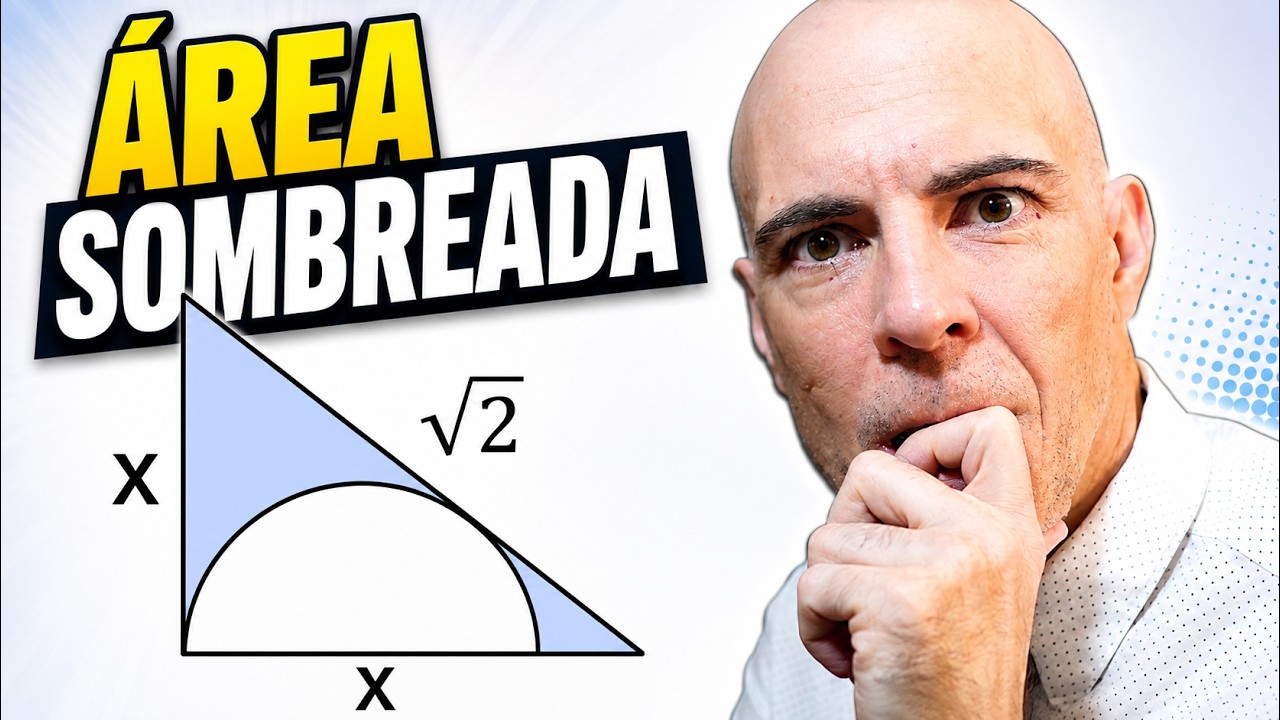 HALLA EL ÁREA SOMBREADA. Geometría Básica