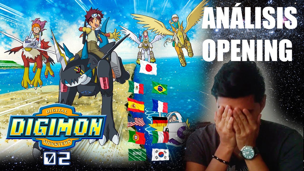 Reaction Opening Digimon 02 in 11 versions