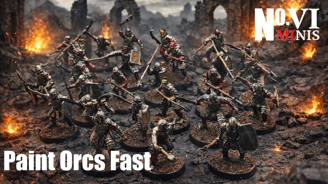 Speed Painting | Morannon Orcs from the Battle of Osgiliath Box