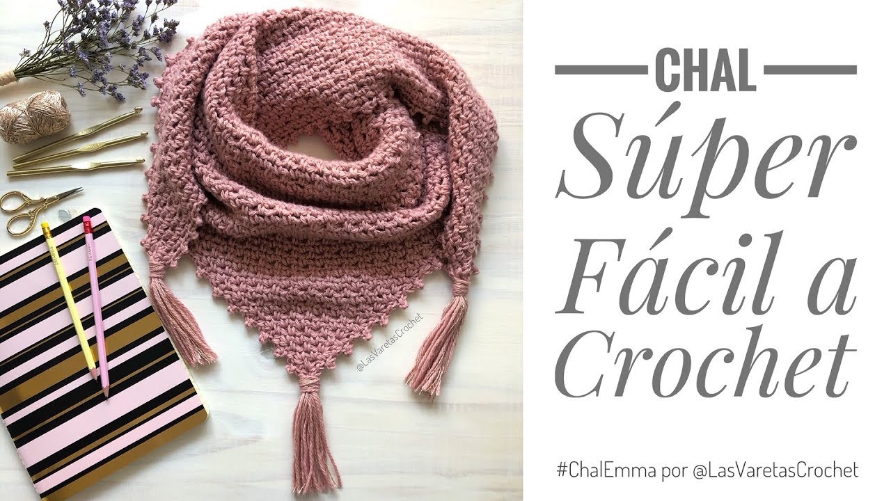 Chal a Crochet - Chal Tejido Paso a Paso