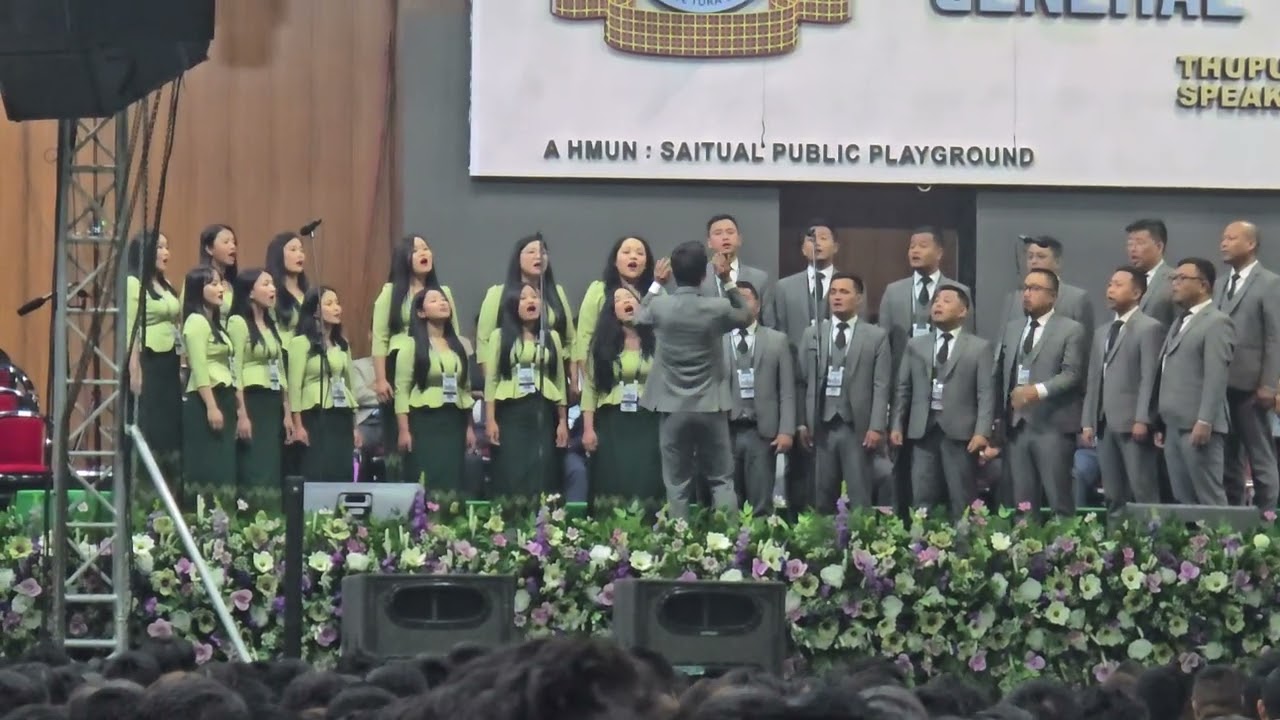 Synod choir  anva thiam vele, Music tello a hang ngatin