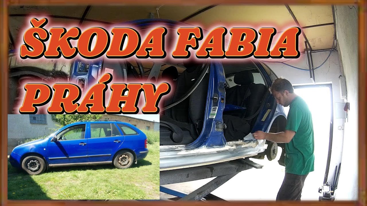 Škoda Fabia výměna práhů