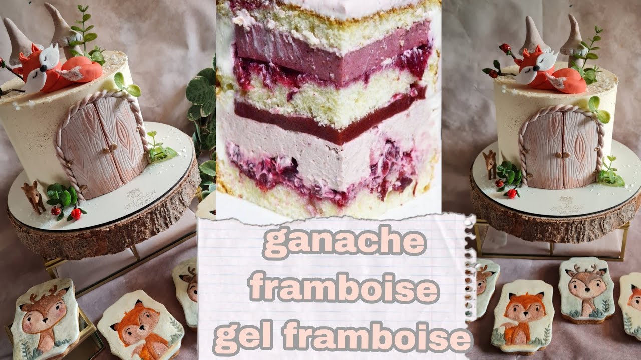 🚨حشوه جديده بالجال framboise لي كامل تقلب أعليها /كناش ناقص الحلاوه/وكامل الديكور في الفيديو
