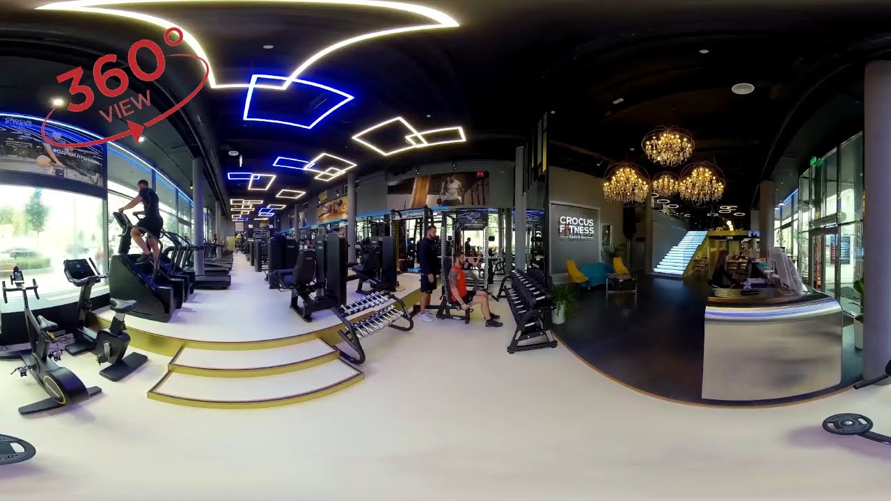 Обзор клуба CROCUS FITNESS КУРСКАЯ в формате 360 градусов
