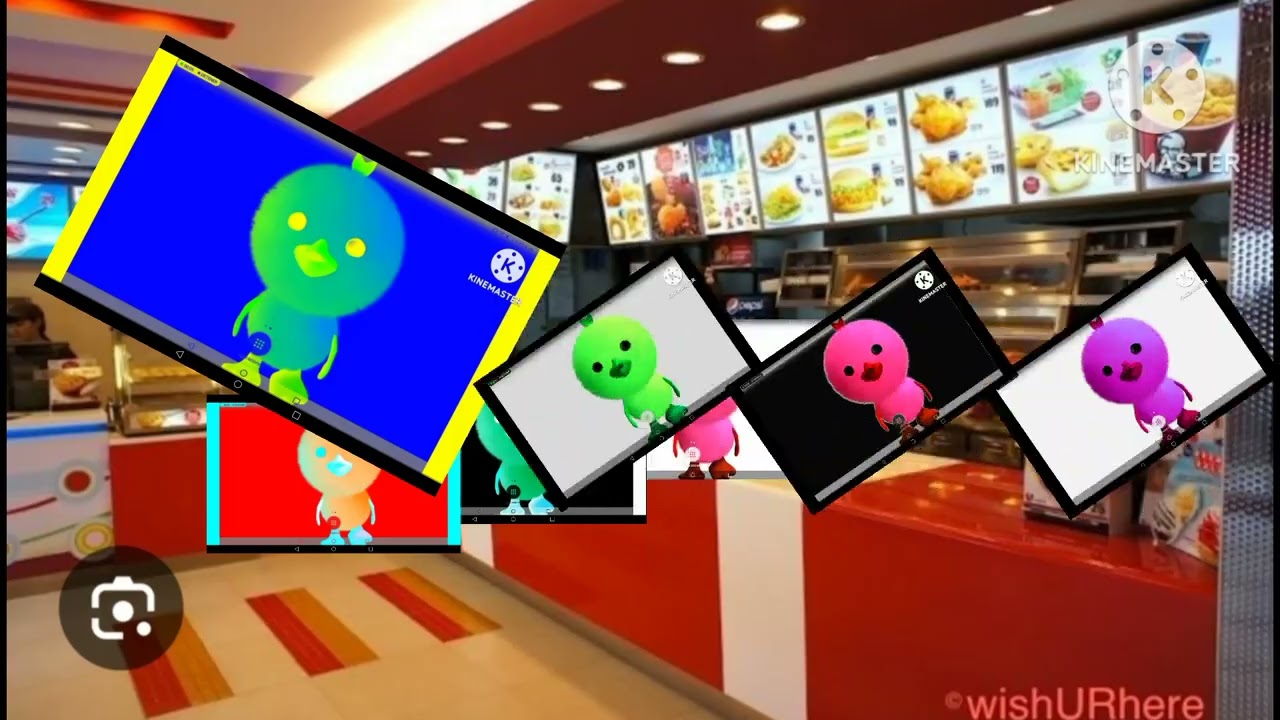 Pollito verde destruyó el KFC y es castigado