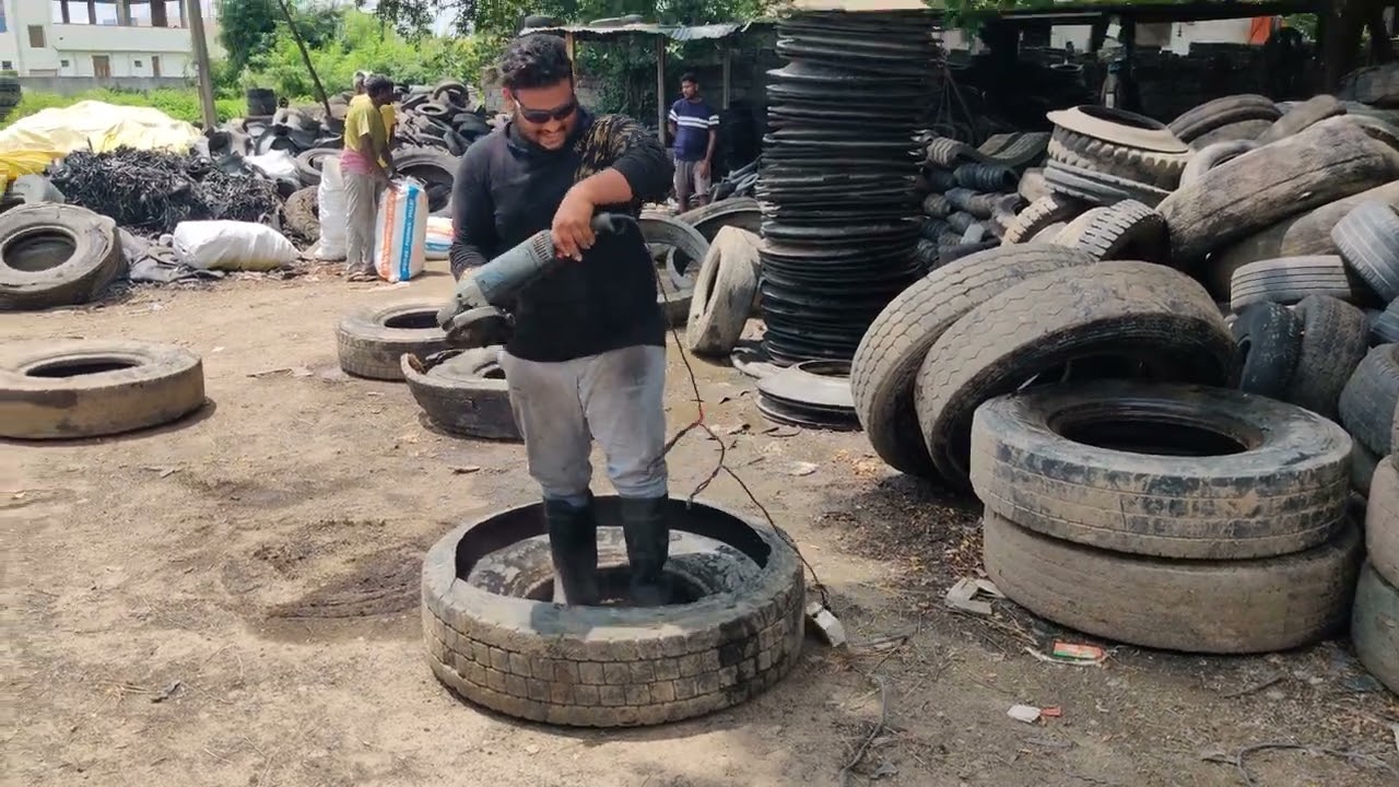 readial lari Tyre cutting