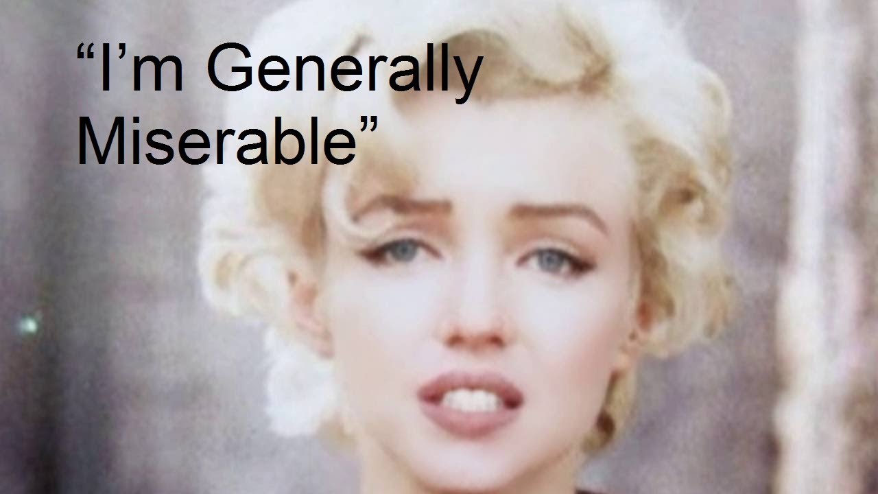 &ldquo;I&rsquo;m Generally Miserable&rdquo; &ndash; RARE Marilyn Monroe Interview 1960
