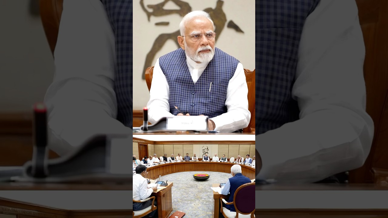 PM Modi chairs a Cabinet meeting