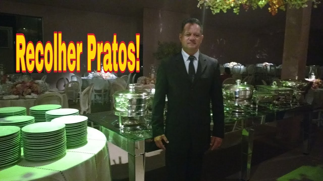 GARÇOM -  como recolher pratos!