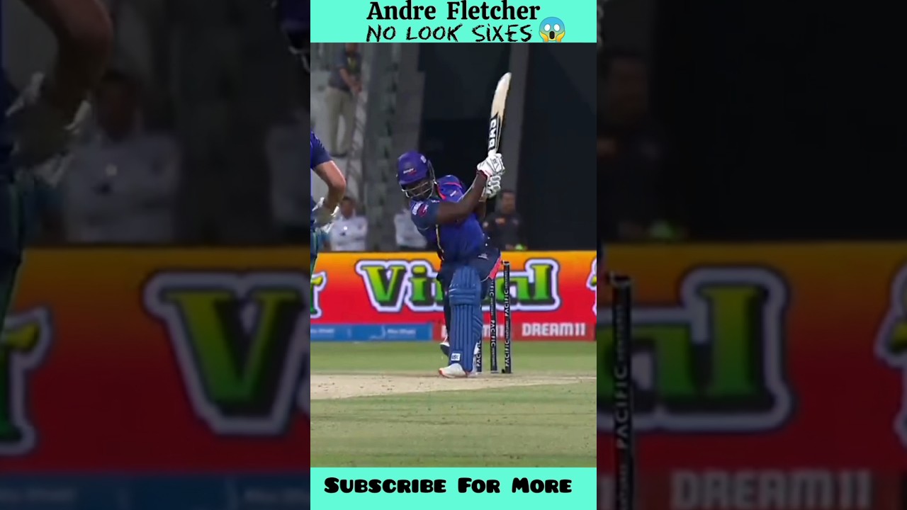 Andre Fletcher | No Look Sixes😱 | Spice Man🔥| #shorts #cricketshorts #t10