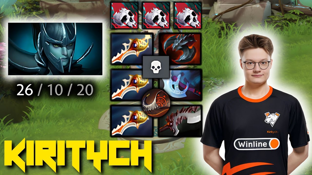 Kiritych Phantom Assassin 70 Minute Tough Game Against 4 Pros - Pro Gameplay [Observe & Act]