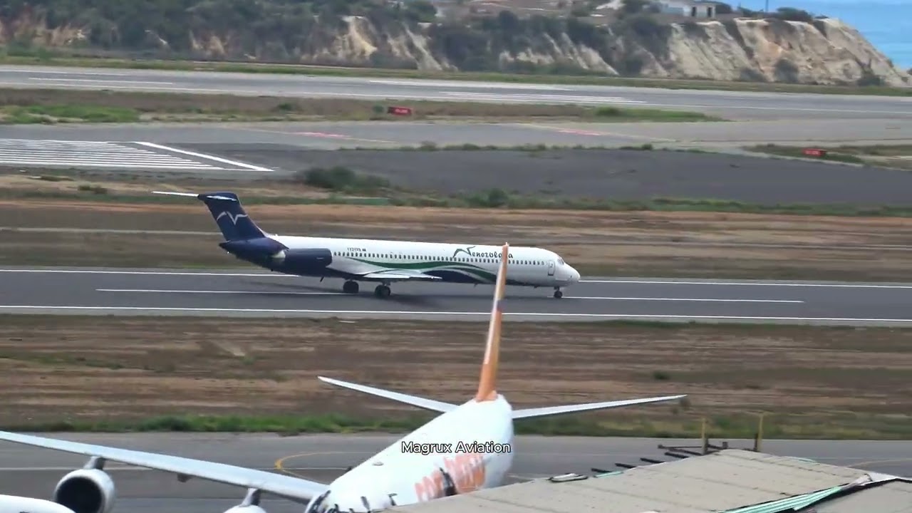 The best jet engine sound | MD-83 TAKEOFF