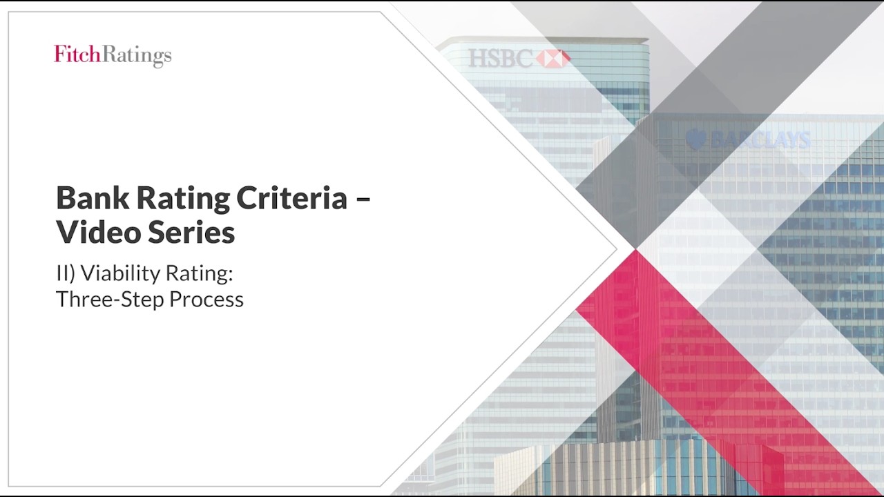 Bank Rating Criteria Series &ndash; Viability Ratings