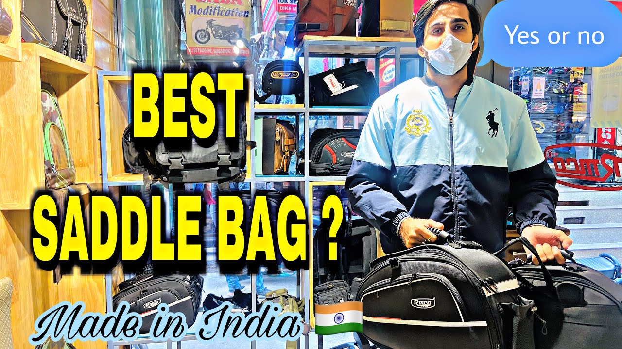 MADE IN INDIA SADDLE BAG | SADDLE BAG FOR BULLET | Best Saddle Bag For EVERY BIKE || ROYAL ENFEILD
