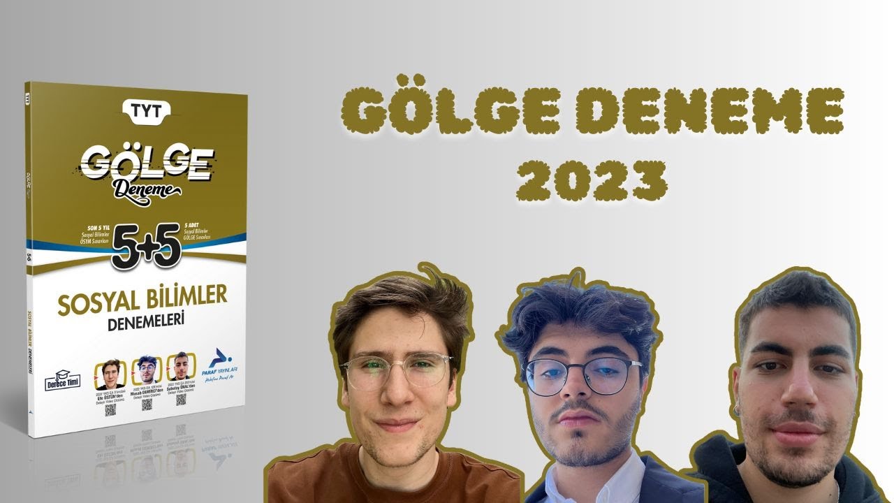 TYT Sosyal Gölge Deneme | 2023 Çözümleri | #yks2024 #tytsosyal