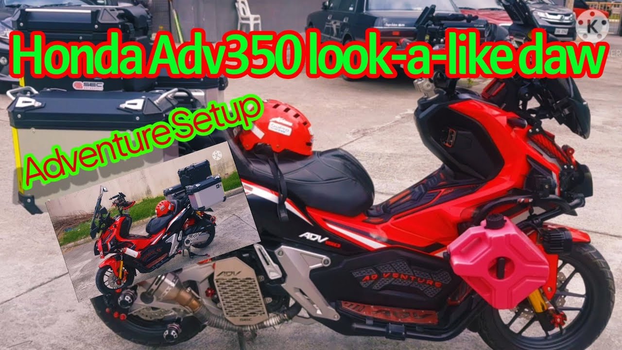 Honda Adv150 Adventure/Touring Setup