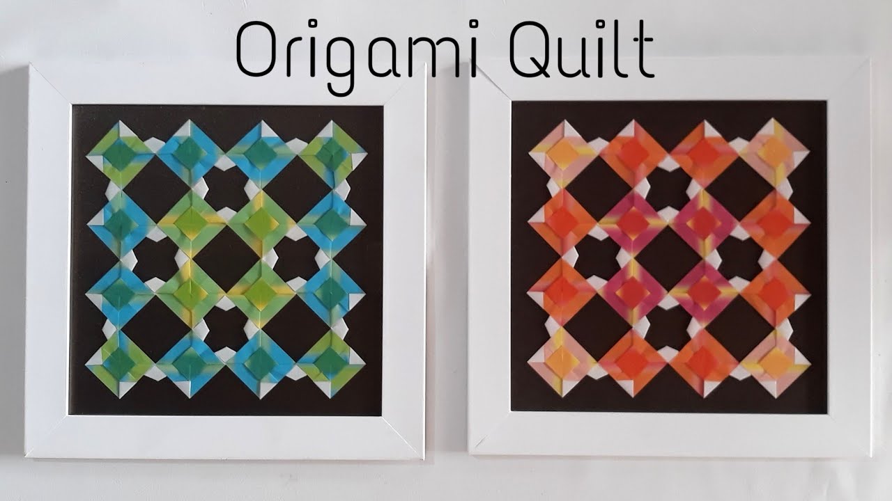 Como fazer um Quilt de origami fácil! (Isa Klein)