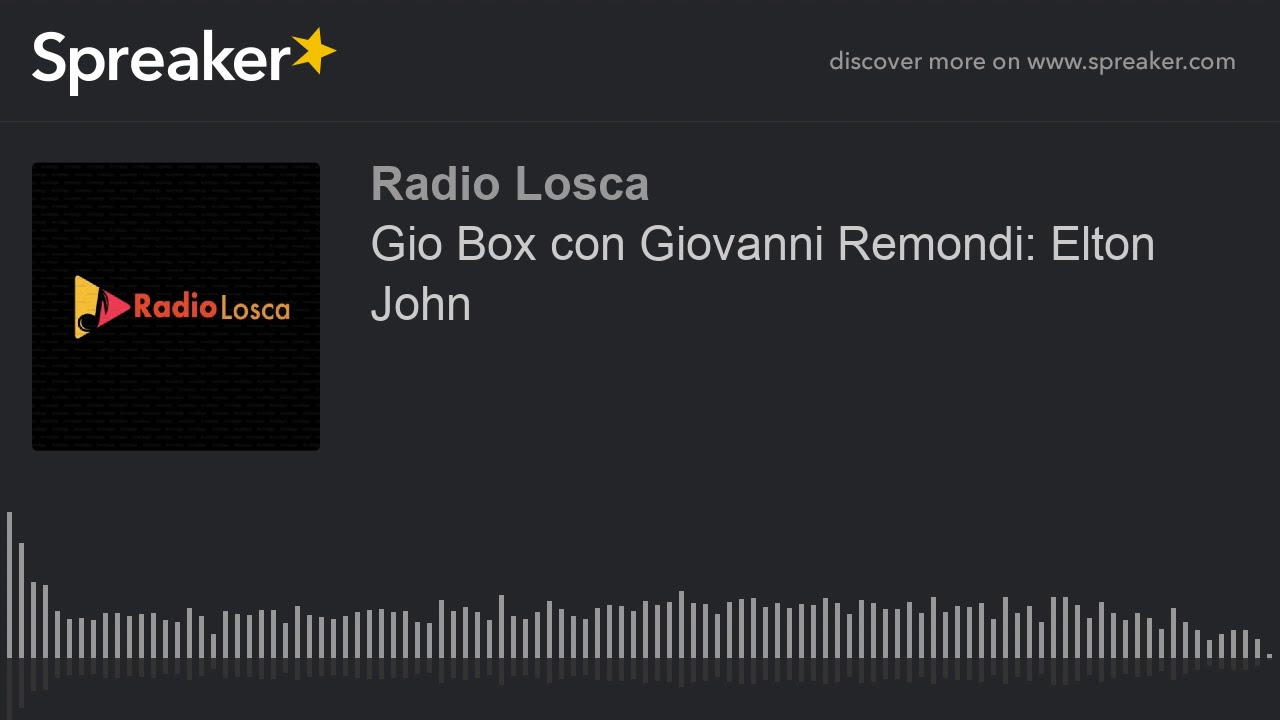 Gio Box con Giovanni Remondi: Elton John
