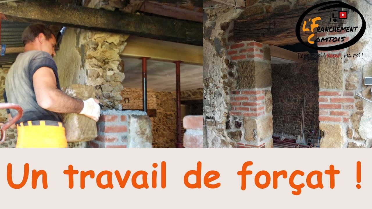 19.g  RENOVATION! Faire une ouverture dans un mur pignon et rebâtir en pierres! (par un particulier)