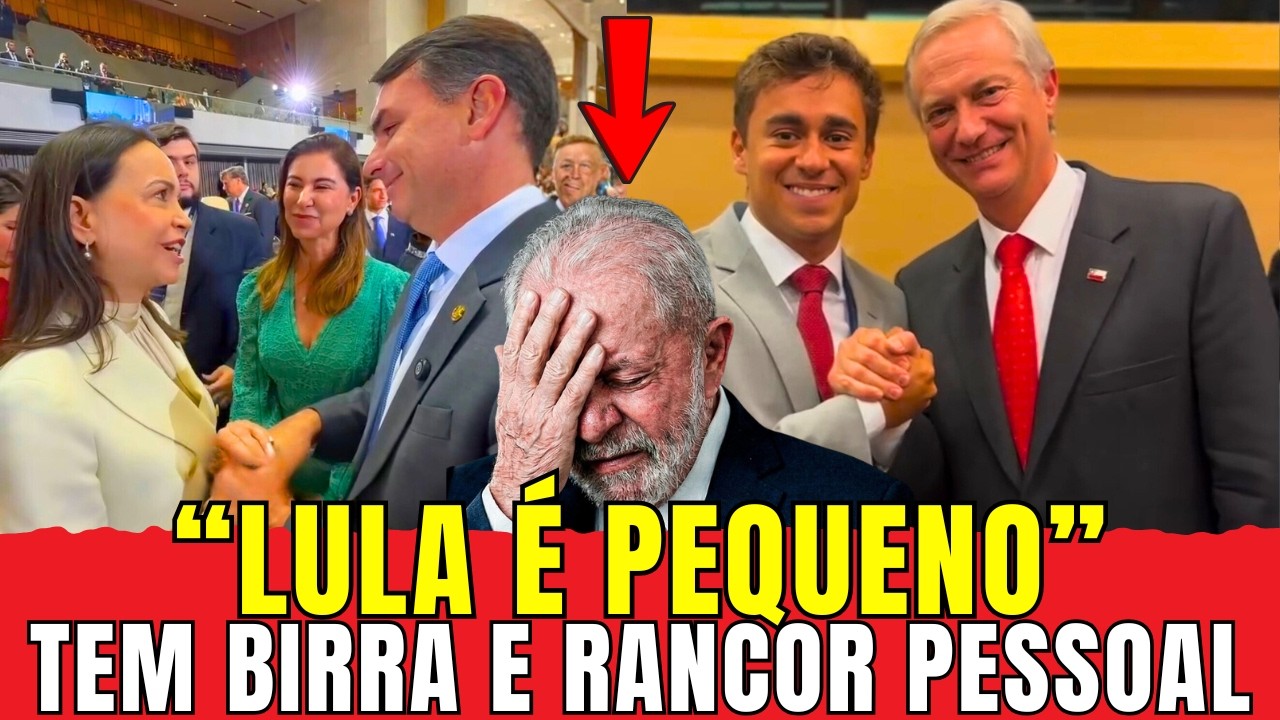 FL&Aacute;VIO BOLSONARO &Eacute; OVACIONADO NO CHILE NA POSSE DE JOS&Eacute; ANTONIO KAST E LULA PASSOU VERGONHA N&Atilde;O FOI