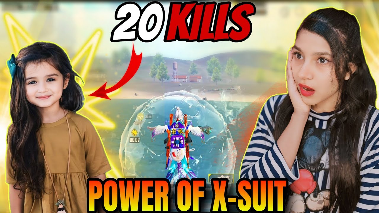🥵 POWER OF X-SUIT 🔥😎 #opchiku #bgmi