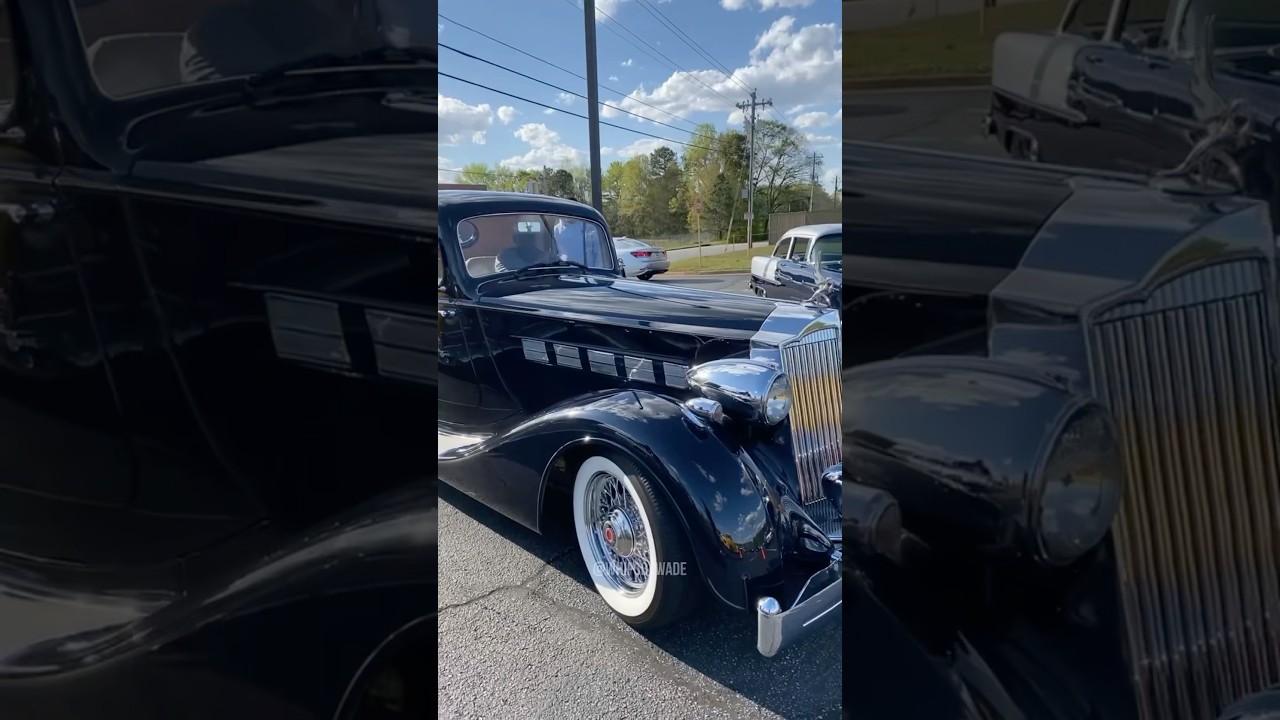 Doesn&rsquo;t get much playa than that 😎 Packard coupe with LS under the hood & rumble seat #WhipsByWade