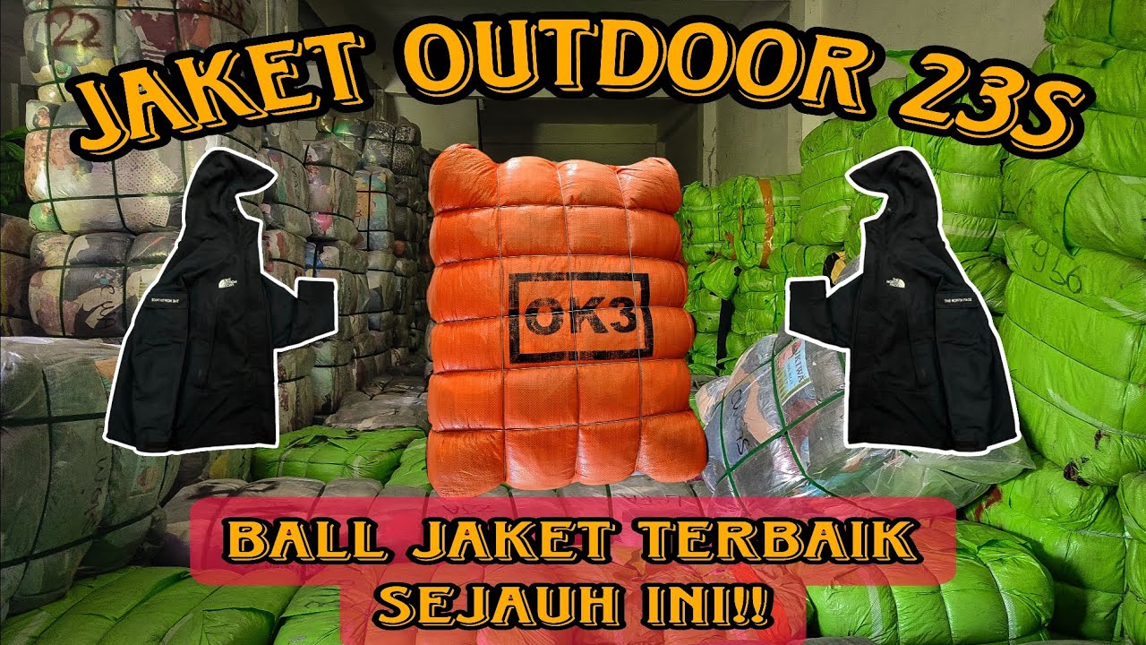 BONGKAR BALL JAKET OUTDOOR OK3 23s, GILAAA DAPET TNF LANGKAAA‼️