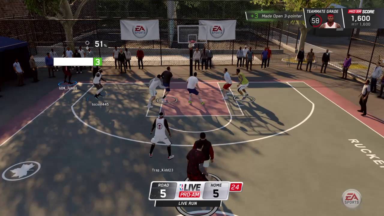 NBA LIVE 16 Shot Glitch