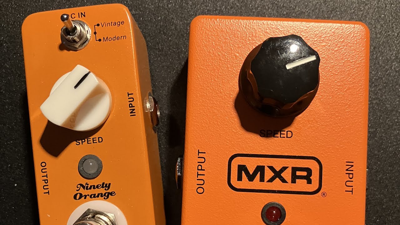 Phaser comparison MXR phase 90 M101 vs Mooer Ninety Orange