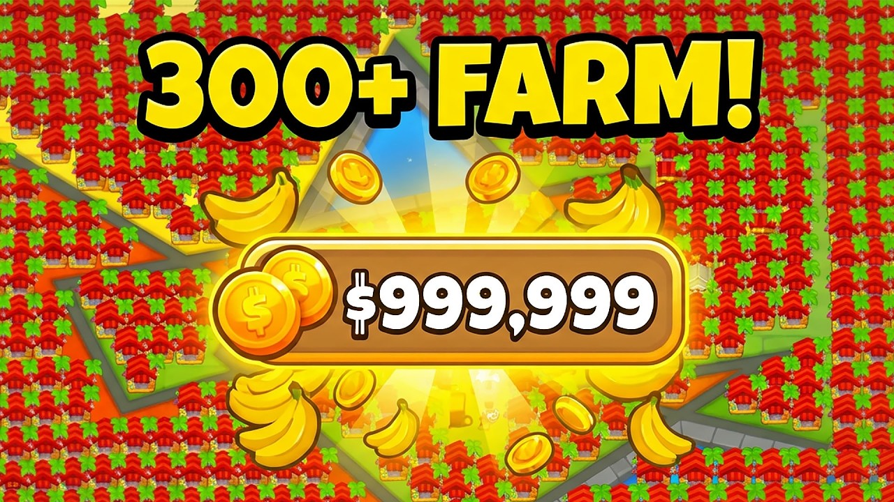 Pobiłem REKORD ŚWIATA farm w Bloons TD 6 (300+ FARM)
