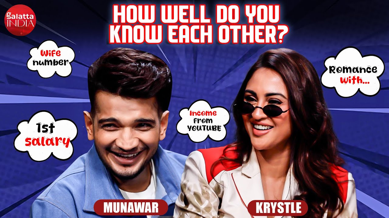 Munawar Faruqui, Ashi Singh, Saqib Ayub & Krystle D'Souza first salary, romance, & YOUTUBE income